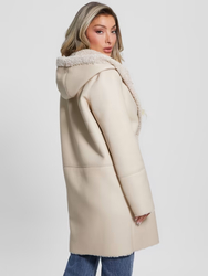 Guess dámský béžový kabát - S (G1M5)