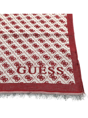 Guess dámský vínový vzorovaný šátek - T/U (MTG)