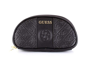 Guess dámská černá kosmetická kabelka se vzorem