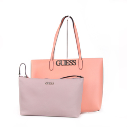 Guess dámská velká broskvová kabelka Shopper