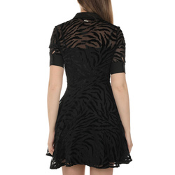 Guess dámské černé šaty - XS (JBLK)
