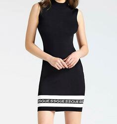 Guess dámské černé elastické šaty - XS (JBLK)