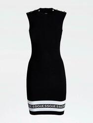 Guess dámské černé elastické šaty - XS (JBLK)