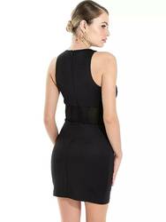 Guess dámské černé šaty - XS (JBLK)