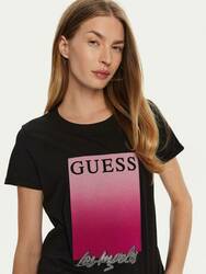 Guess dámské černé tričko - S (JBLK)