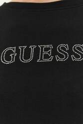 Guess dámské černé tričko - L (JBLK)