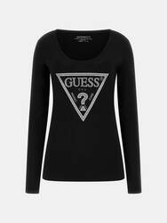Guess dámské černé tričko - XS (JBLK)
