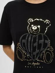 Guess dámské černé tričko - M (JBLK)