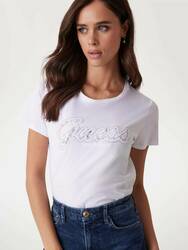 Guess dámské bílé tričko - XS (G011)