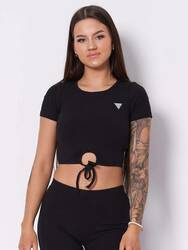 Guess dámský černý top - XS (JBLK)