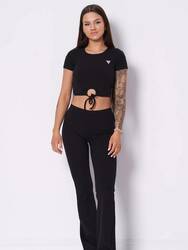 Guess dámský černý top - XS (JBLK)