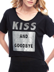 Guess dámské černé tričko - XS (PC72)