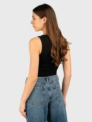 Guess dámský černý top - XS (JBLK)