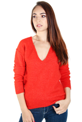 Guess dámský červený svetr Mirta - XS (G5A6)
