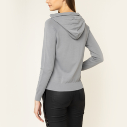 Guess dámský šedý svetřík s kapucí - L (SHGY)
