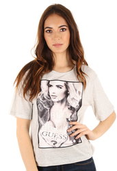 Guess dámské šedé tričko Icon - XS (DTGH)