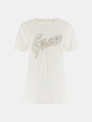 Guess dámské  krémové tričko - M (G012)