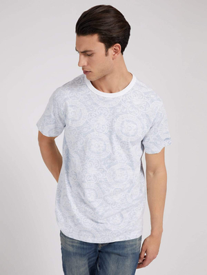 Guess pánské bílo modré tričko - S (P75N)