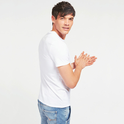 Guess pánské bílé triko - XL (TWHT)