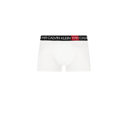 Calvin Klein pánské bílé boxerky - S (100)