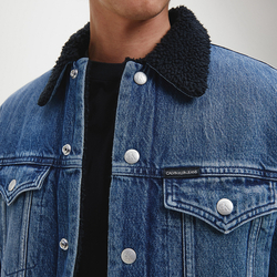 Calvin Klein pánská džínová bunda - S (1BJ)