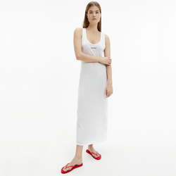Calvin Klein dámské červené žabky - 35/36 (XMK)