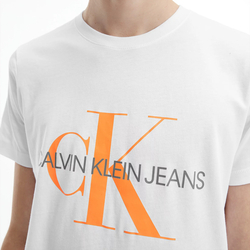 Calvin Klein pánské bílé triko - L (YAF)