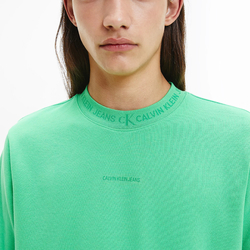 Calvin Klein pánská zelená mikina - S (LYQ)