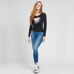 Guess dámské černé triko - S (JBLK)