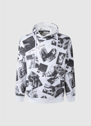 Pepe Jeans pánská bílošedá mikina Parks  - XL (800)