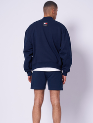 Tommy Jeans pánská modrá mikina - S (C1G)