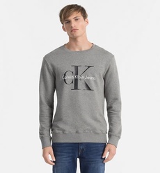 Calvin Klein pánská šedá mikina - S (025)