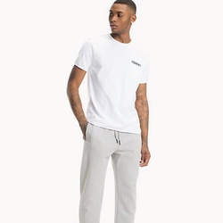 Tommy Hilfiger pánské bílé tričko s kapsičkou