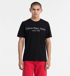 Calvin Klein pánské černé tričko  - L (099)