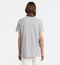 Calvin Klein pánské šedé tričko s kapsičkou - L (035)