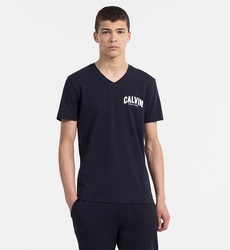 Calvin Klein pánské tmavě modré tričko Tinuk
