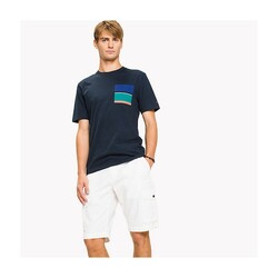 Tommy Hilfiger pánské tmavě modré tričko Playful