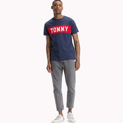 Tommy Hilfiger pánské tmavě modré tričko Logo