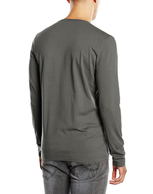 Pepe Jeans pánské tmavě šedé tričko  - XL (966)