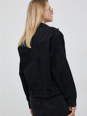 Pepe Jeans dámská černá džínová bunda - S (000)