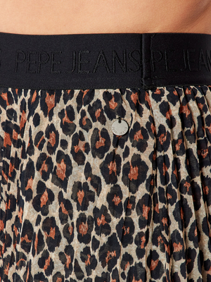 Pepe Jeans dámská tygrovaná sukně - XS (0AA)
