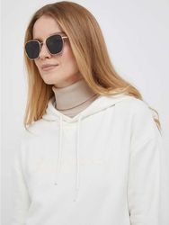 Pepe Jeans dámská krémová mikina - S (808)