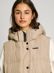 Pepe Jeans dámská béžová vesta - L (833)