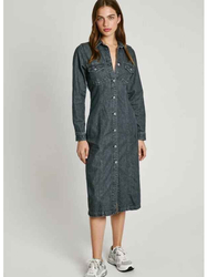 Pepe Jeans dámské černé džínové šaty - XS (000)
