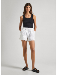 Pepe Jeans dámské bílé šortky - S (800)