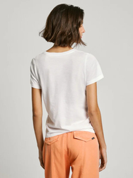Pepe Jeans dámské bílé tričko - XS (800)