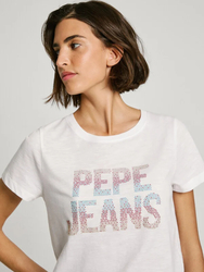 Pepe Jeans dámské bílé tričko - XS (800)