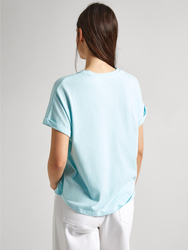 Pepe Jeans dámské tyrkysové tričko Liu - XS (508)