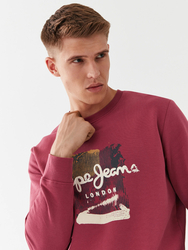 Pepe Jeans pánská vínová mikina - M (278)