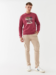 Pepe Jeans pánská vínová mikina - L (278)